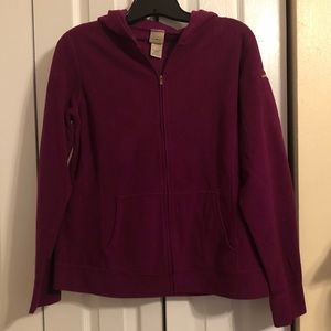 LL Bean Zip-Up Fleece Hoodie